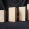 bougeoir bois naturel massif brut design chauffe plat chêne bois de couleur arrondi artisan local m-obois local meuse lorraine
