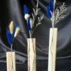 vase bois naturel massif brut design fleur séchée chêne bois blanc bois échauffé arrondi artisan local m-obois local meuse lorraine