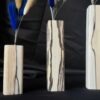 vase bois naturel massif brut design fleur séchée chêne bois blanc bois échauffé arrondi artisan local m-obois local meuse lorraine